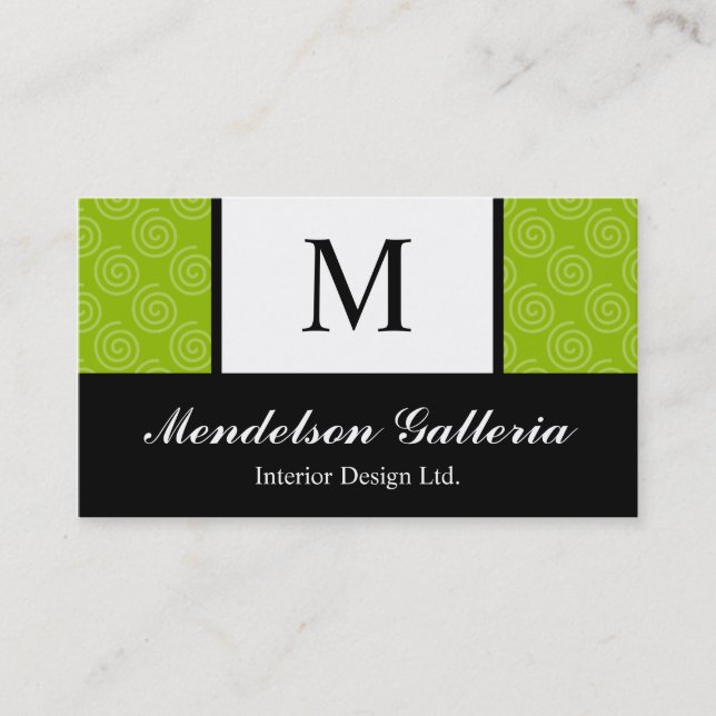 Cartão de visita de Deco Retro Roda Cimentações (Frente)