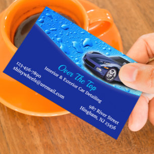 Cartão de visita de definição automática