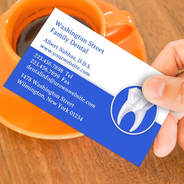 Cartão de visita de dental com compromisso (Criador carregado)