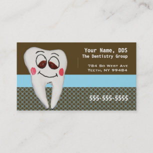 Cartão de visita de dentista