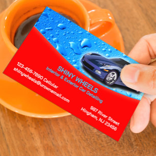 Cartão de visita de Descarte Automático de Água