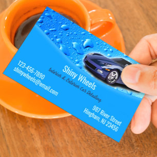 Cartão de visita de Descarte Automático de Água