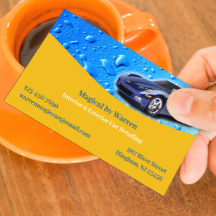 Cartão de visita de Descarte Automático de Água