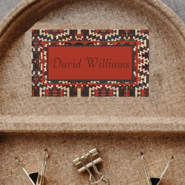 Cartão de visita de Design de Rug Oriental bonito