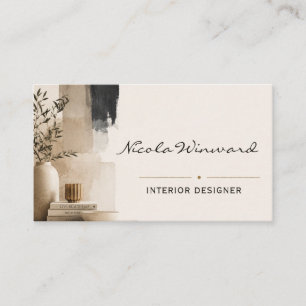 Cartão de Visita de Designer de Interiores