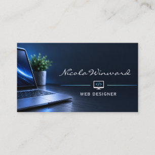 Cartão de Visita de Designer Web