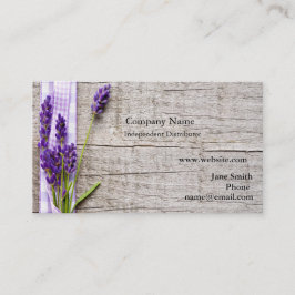 Cartão de visita de distribuidor de óleo essencial