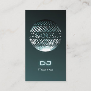 Cartão de Visita de DJ de Música Soul