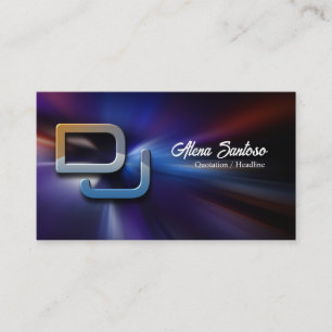 Cartão de Visita de DJ Música