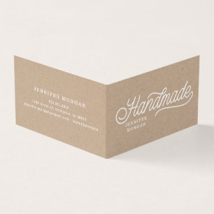 cartão de visita de dobragem de kraft feitos à m