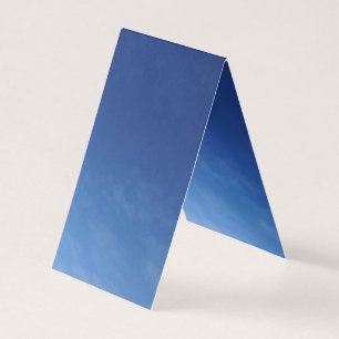 cartão de visita de dobramento vertical personali