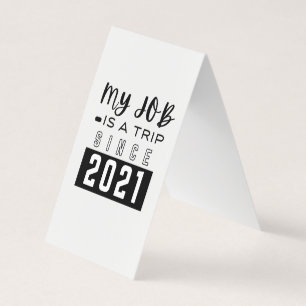 Cartão de visita de Dobramento Vertical Personali