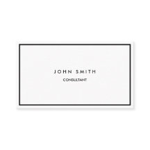 Cartão de visita de dois lados