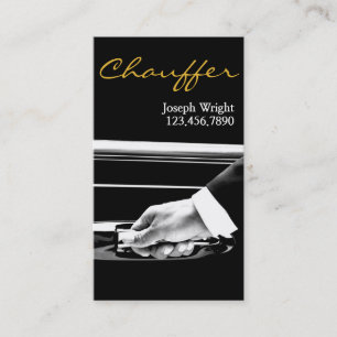 Cartão de visita de Driver dos Serviços de Automóv