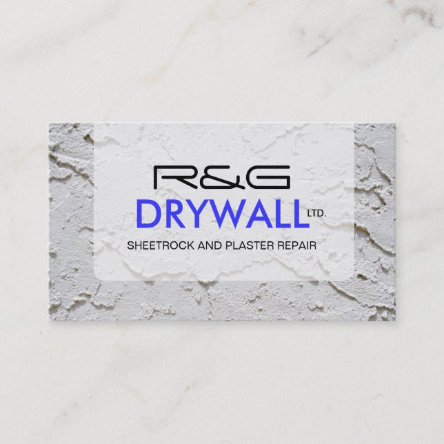 CARTÃO DE VISITA DE DRYWALL EMPRESA (Frente)