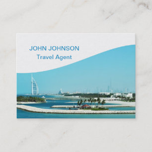 Cartão de visita de Dubai do viagem