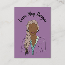 Cartão de visita de Ecrã de Jovens do Chefe Modern