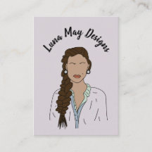 Cartão de visita de Ecrã de Jovens do Chefe Modern