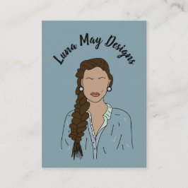 Cartão de visita de Ecrã de Jovens do Chefe Modern