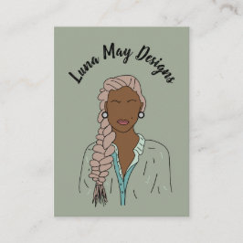 Cartão de visita de Ecrã de Jovens do Chefe Modern