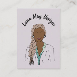 Cartão de visita de Ecrã de Jovens do Chefe Modern