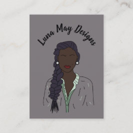 Cartão de visita de Ecrã de Jovens do Chefe Modern