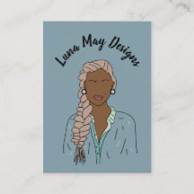 Cartão de visita de Ecrã de Jovens do Chefe Modern