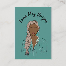 Cartão de visita de Ecrã de Jovens do Chefe Modern