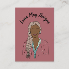 Cartão de visita de Ecrã de Jovens do Chefe Modern