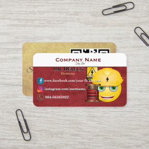 Cartão de Visita de Eletricista