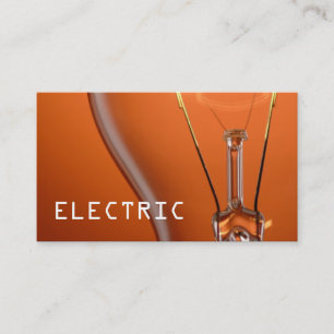 Cartão de Visita de Eletricista Eletricidade Elétr