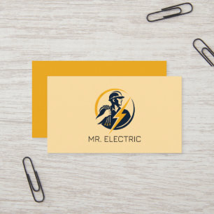 Cartão de Visita de Empresa de Eletricista