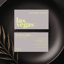 Cartão de Visita de Empresa de Las Vegas Nevada