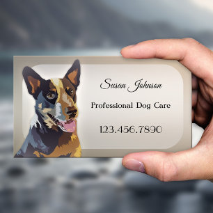 Cartão de Visita de Emprsa de Embelezamento Canino