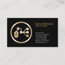 Cartão de visita de Engenheiro de Rede de Pontos d