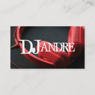Cartão de visita de Entretenimento de Música DJ 