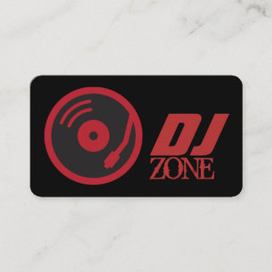 Cartão de Visita de Entretenimento do DJ Music Clu