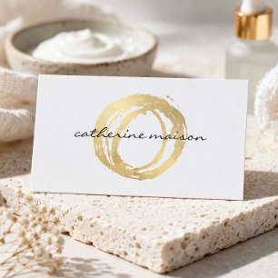 Cartão de Visita de Esteticista Logotipo Beleza Do