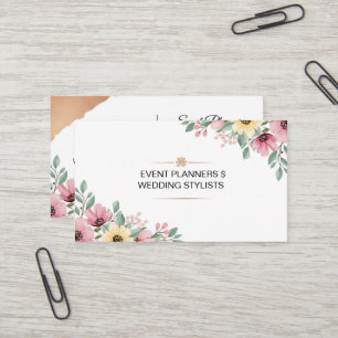 Cartão de Visita de Estilistas de Casamento