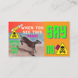 Cartão de visita de EXECUÇÃO