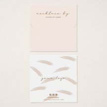 Cartão de visita de Exibição de Colar Rosa