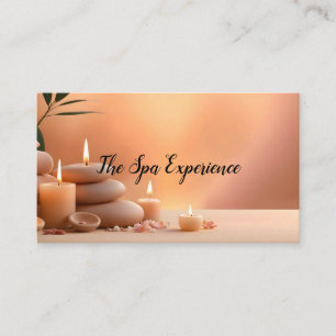 CARTÃO DE VISITA DE EXPERIÊNCIA DE SPA