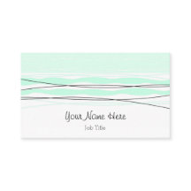 Cartão de visita de faixa atlântica