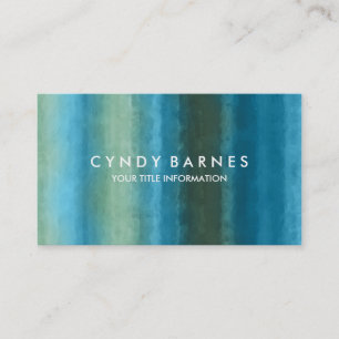 Cartão de visita de faixa de água