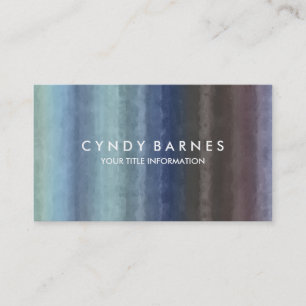 Cartão de visita de faixa de água