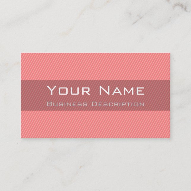 Cartão de visita de faixas mínimas (Frente)