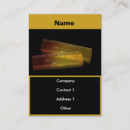 cartão de visita de filme