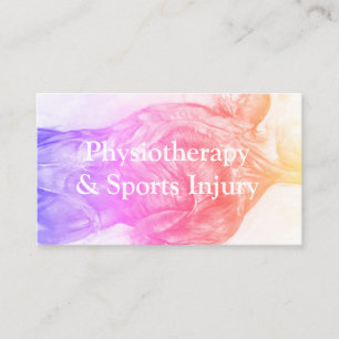 Cartão de visita de Fisioterapia e Lesão Esportiva