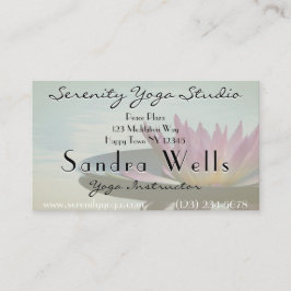 Cartão de visita de Flor de Lotus