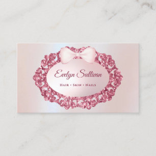 Cartão de visita de folha de folhas de folheto de 